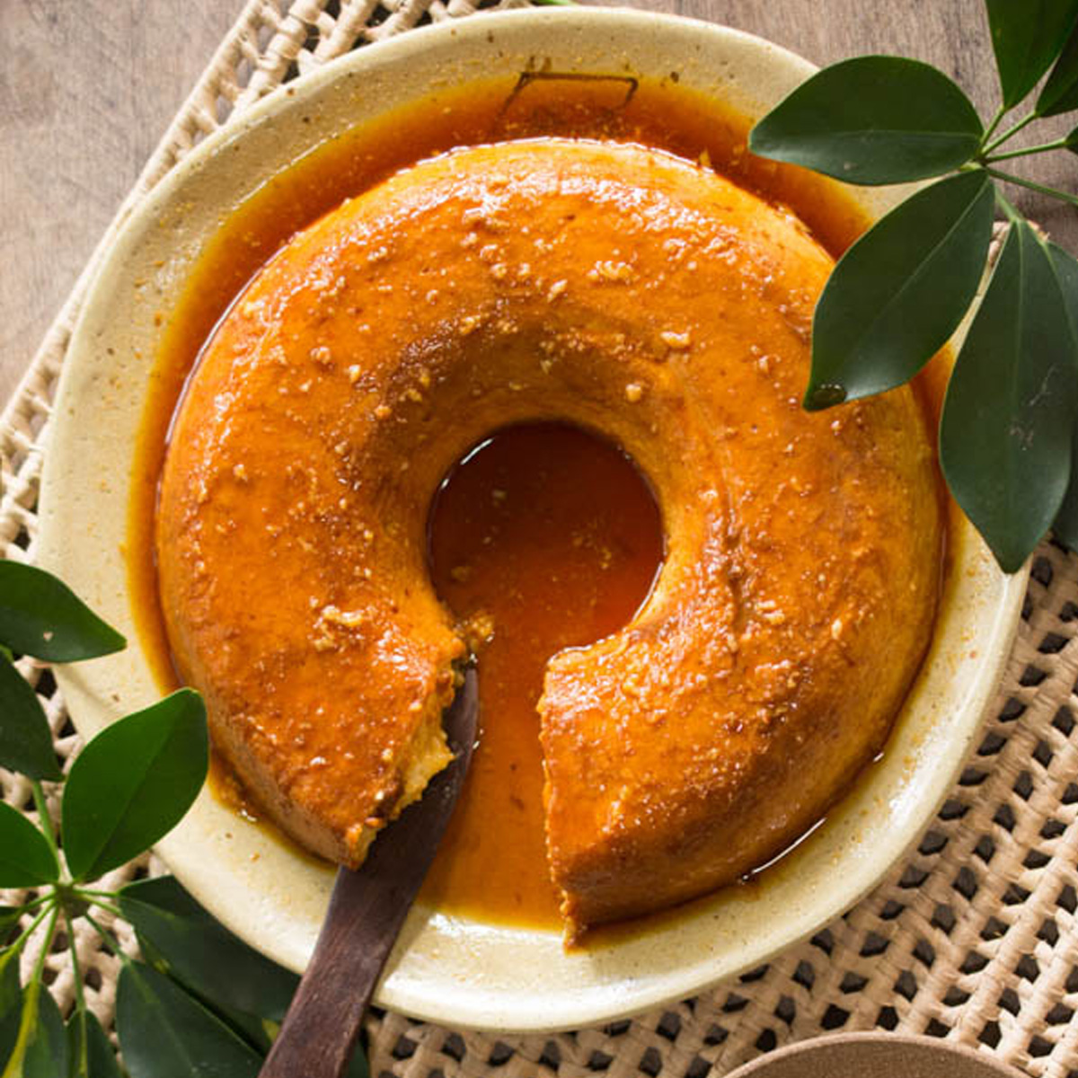 Pudim de Cupuaçu
