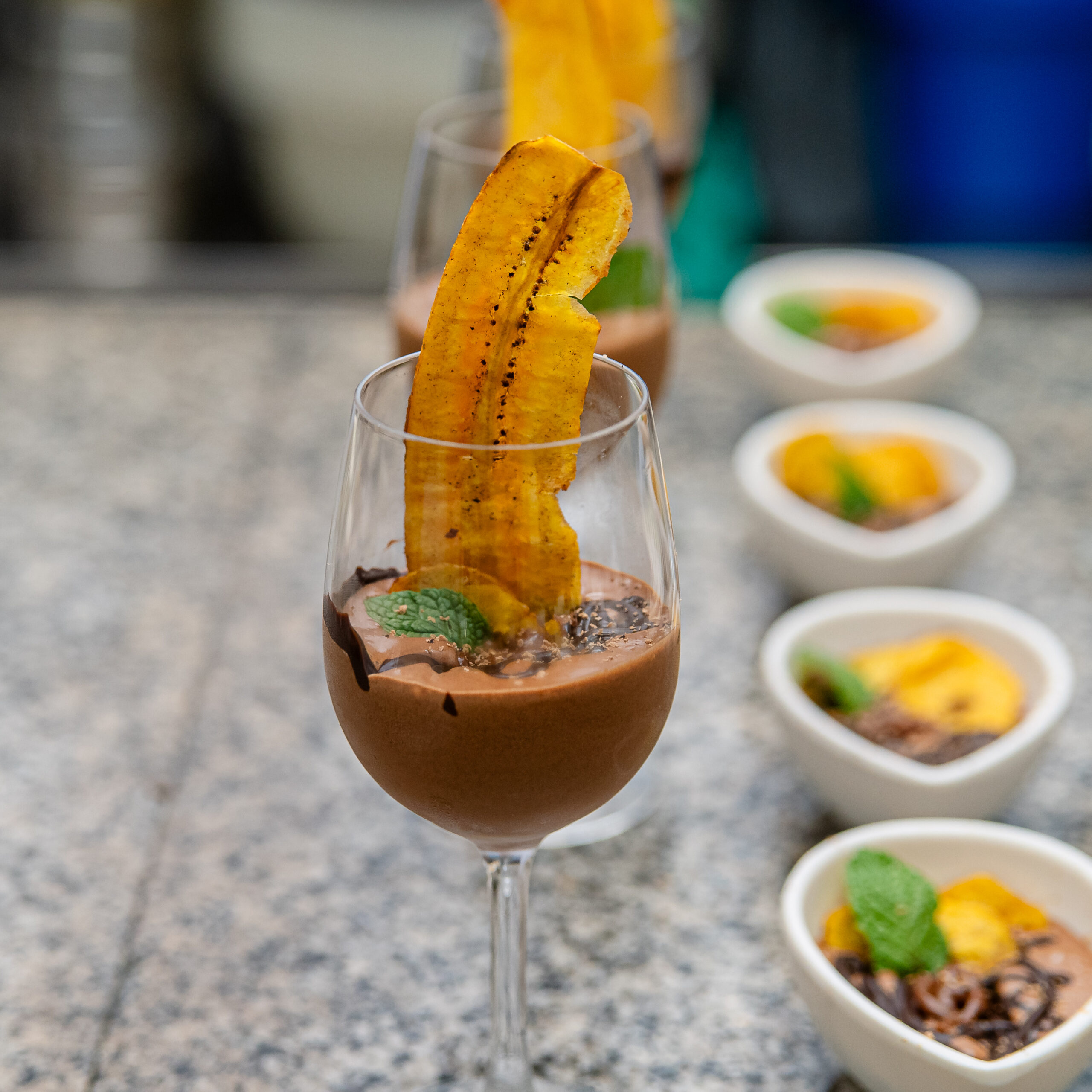 Parfait de doce de leite de búfala